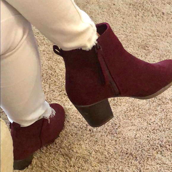 Maroon Booties - Picture 3 of 4